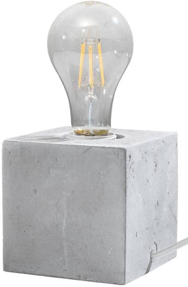 Tischlampe, Beton Grau, Retro-Stil, L 10 cm Bild 1