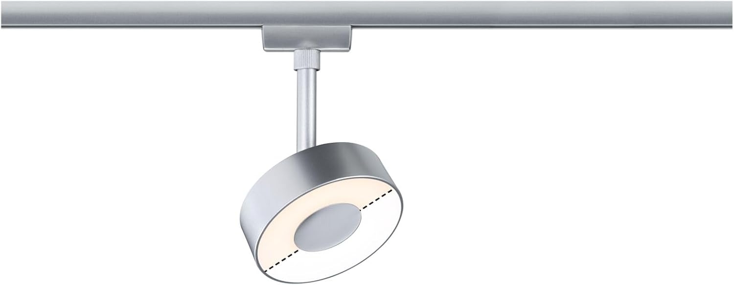 Paulmann 965. 43 URail LED Schienenspot Circle 210lm 5W White Switch 230V Chrom matt Bild 1
