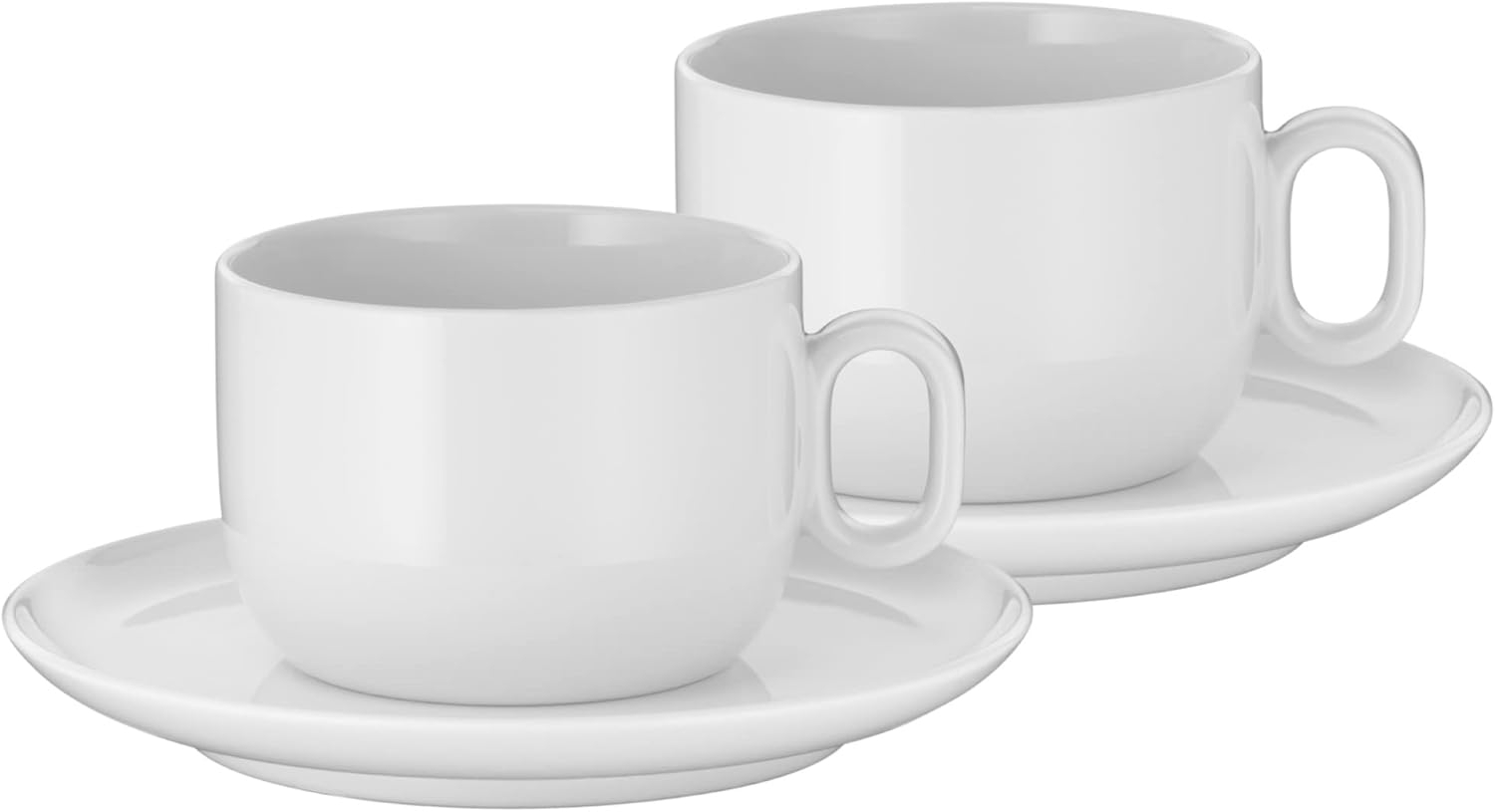 WMF Cappuccinotasse Barista Cappuccino-Set, 4, Porzellan, Kaffeeglas, Kaffeebecher, spülmaschinengeeignet Bild 1