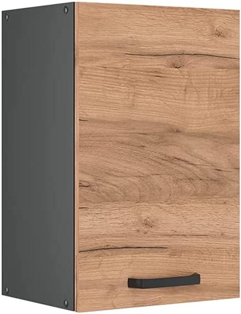 VICCO Küchenschrank R-Line Hängeschrank Unterschrank Küchenzeile Küchenunterschran Anthrazit (Eiche, Hängeschrank 40cm) Bild 1