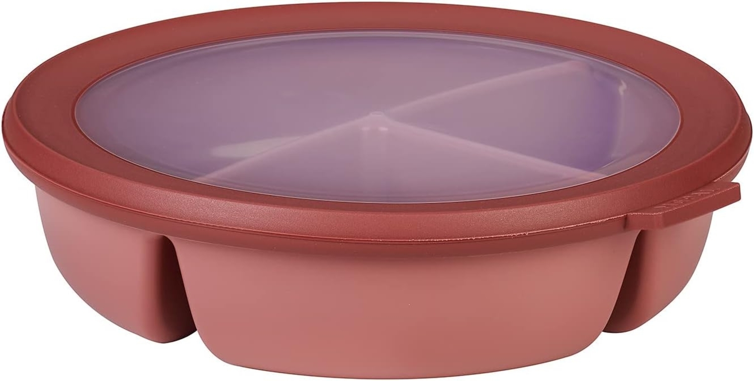 Mepal Cirquala Bento Bowl Vivid Mauve Dose rund mit Unterteilung Bild 1