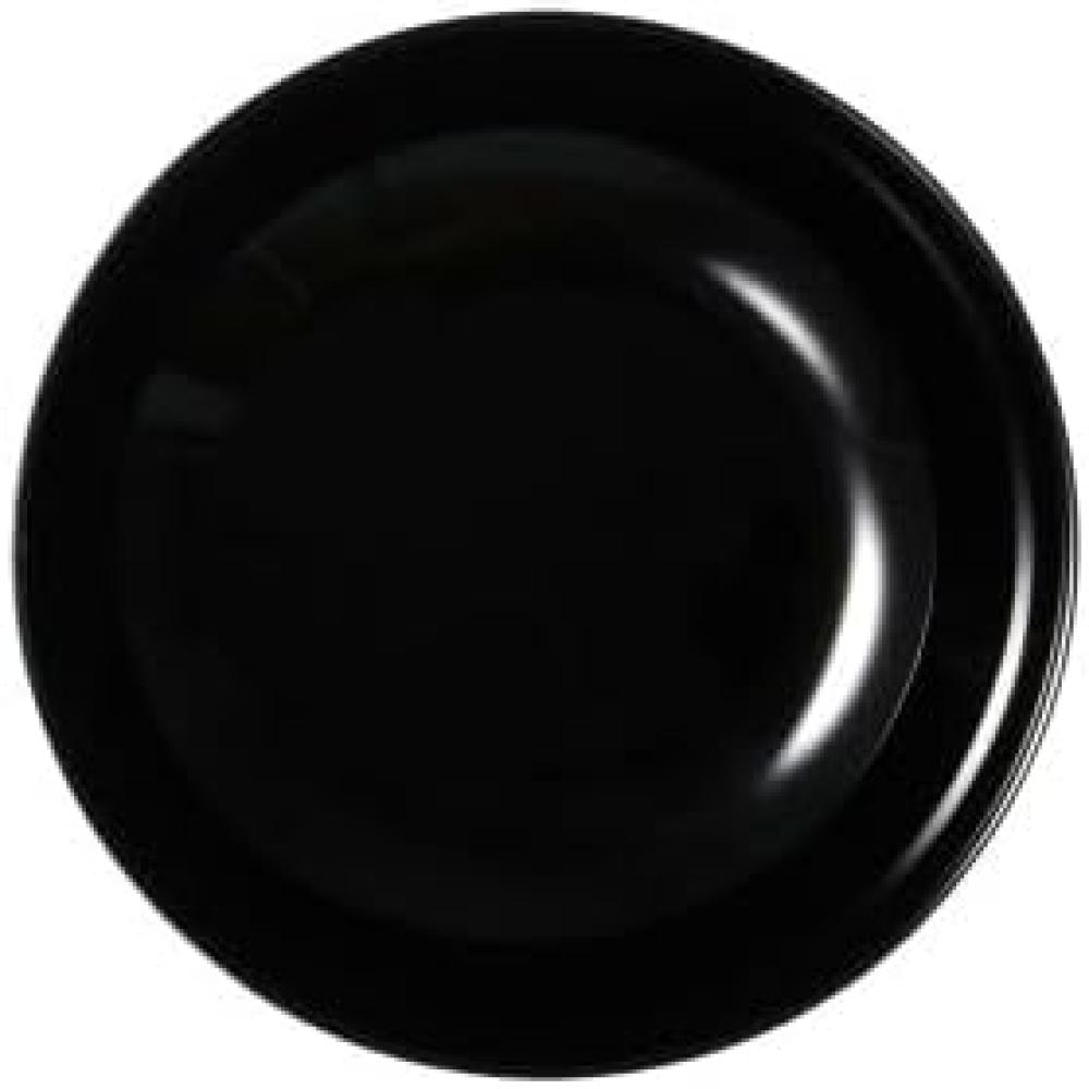 Hartglas-Geschirr 4every Day schwarz - Salatschale flach 17cm 4every Day schwarz Bild 1