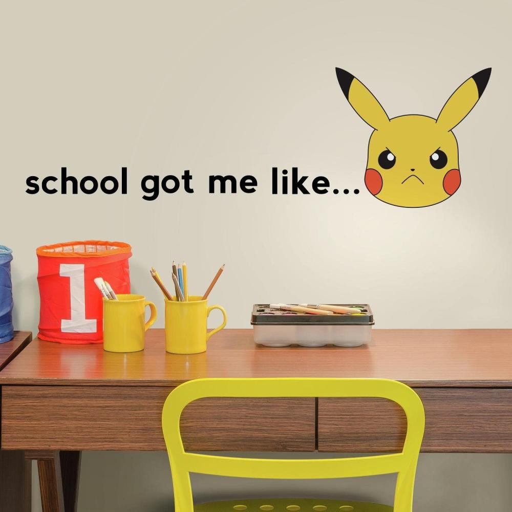 Pokemon PIKACHU Faces Wallstickers Bild 1