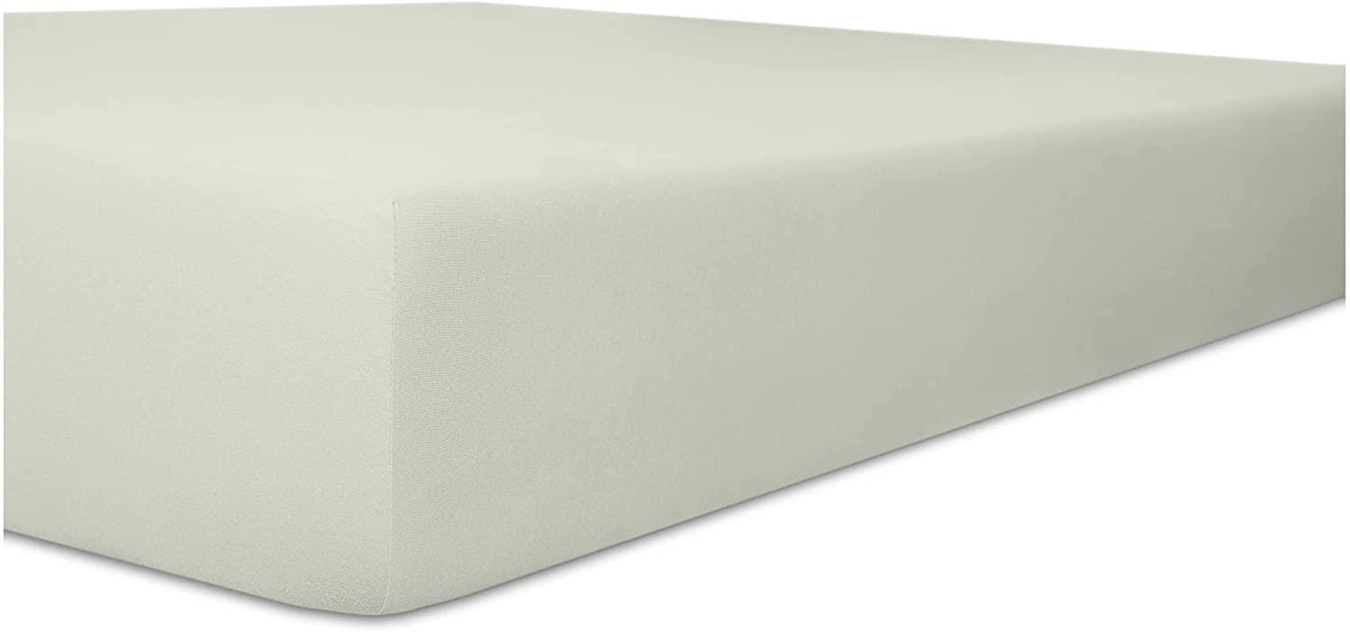 Kneer Qualität 22 Vario-Stretch Topper-Spannbetttuch 200 x 220 x 4-12cm 11 hellgrau Bild 1