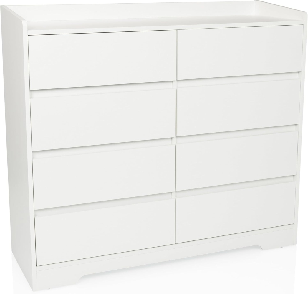 hjh LIVING Kommode OSOYRO Sideboard H/B/T: 98.5 x 110.0 x 38.0 cm, Schubladenkommode Sideboard mit 8 Schubladen mit Soft-Close-System Bild 1