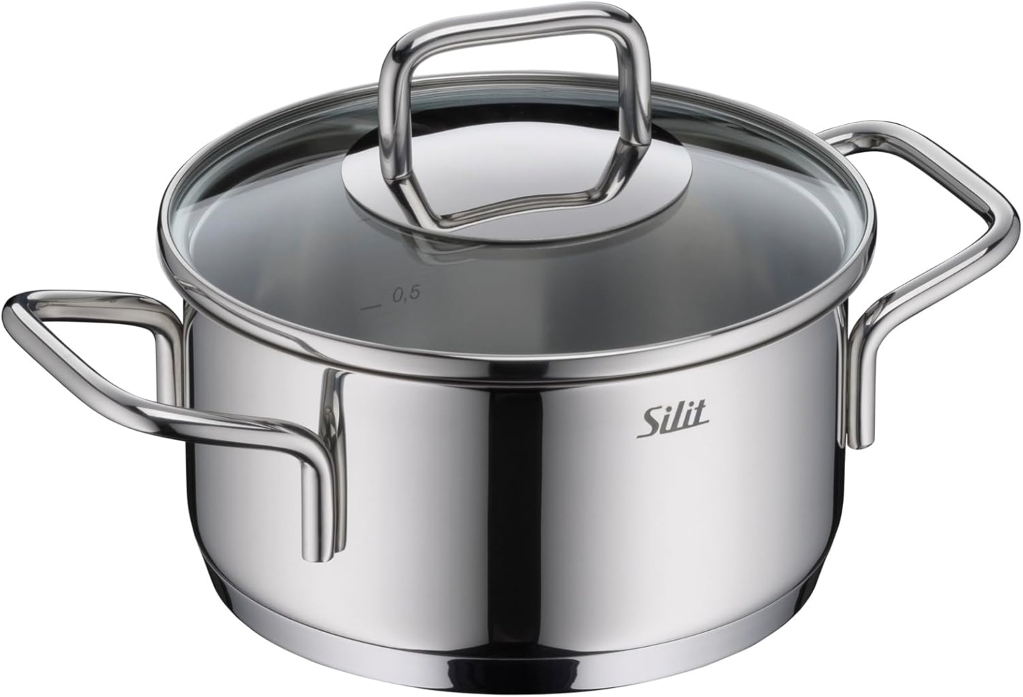Silit Bratentopf Extra Cook, mit Glasdeckel, Edelstahl 18/10 (2-tlg), SiliTherm Universalboden, induktionsgeeignet, spülmaschinengeeignet Bild 1