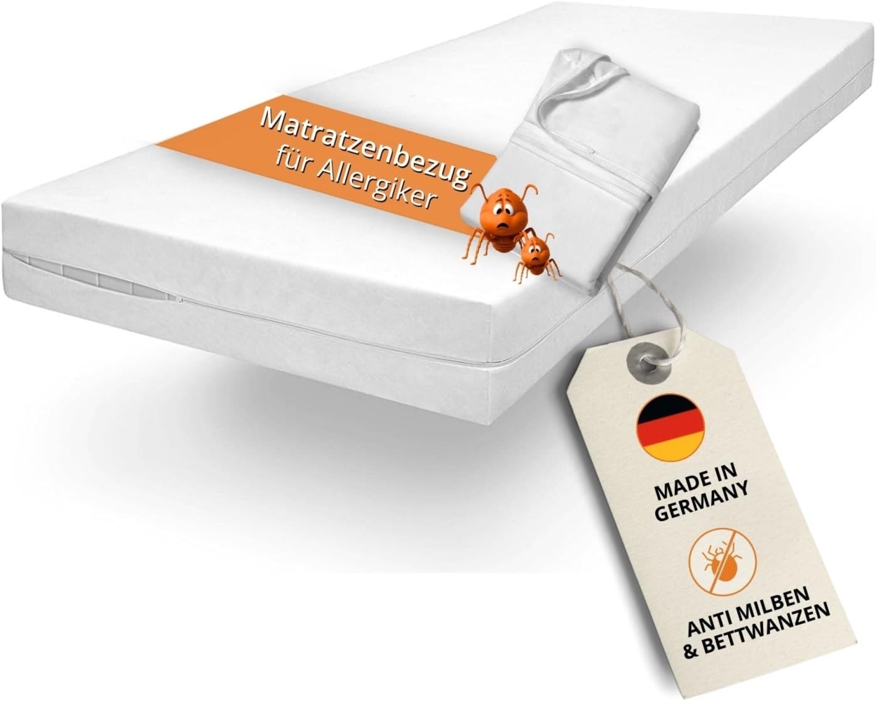 Matratzenschutzbezug Evolon Encasing, Anti Milben Schutz sleepling, Allergie & Anti Milben Schutz für Hausstauballergiker, Made in Germany Bild 1
