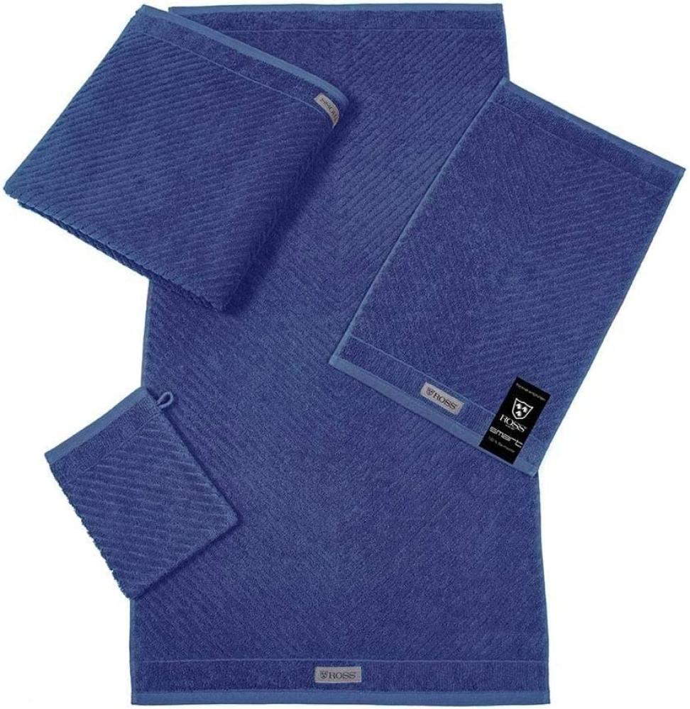 Ross Uni-Rippe Handtücher Smart|Handtuch 50x100 cm| royalblau Bild 1