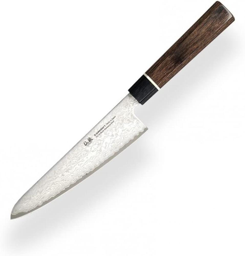 Suncraft Suncraft Senzo schwarzes Santoku-Küchenmesser klein 143 mm BD03 Bild 1