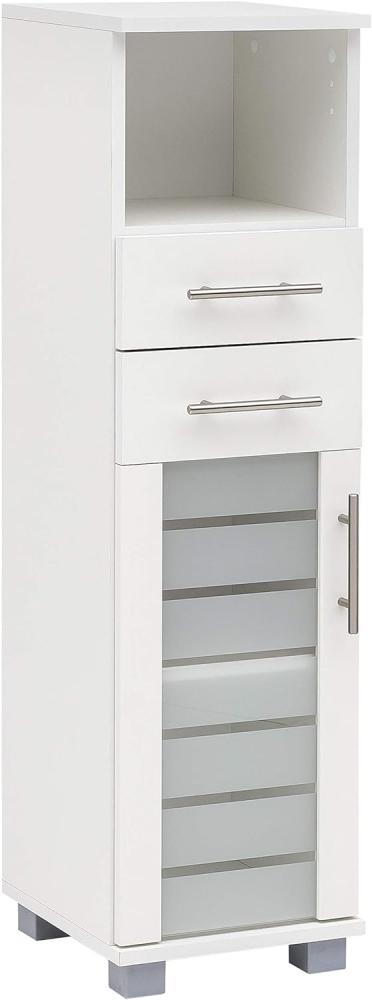 Schildmeyer Niko Midischrank 105650, weiß, 30,3/32,6/110,5 cm Bild 1