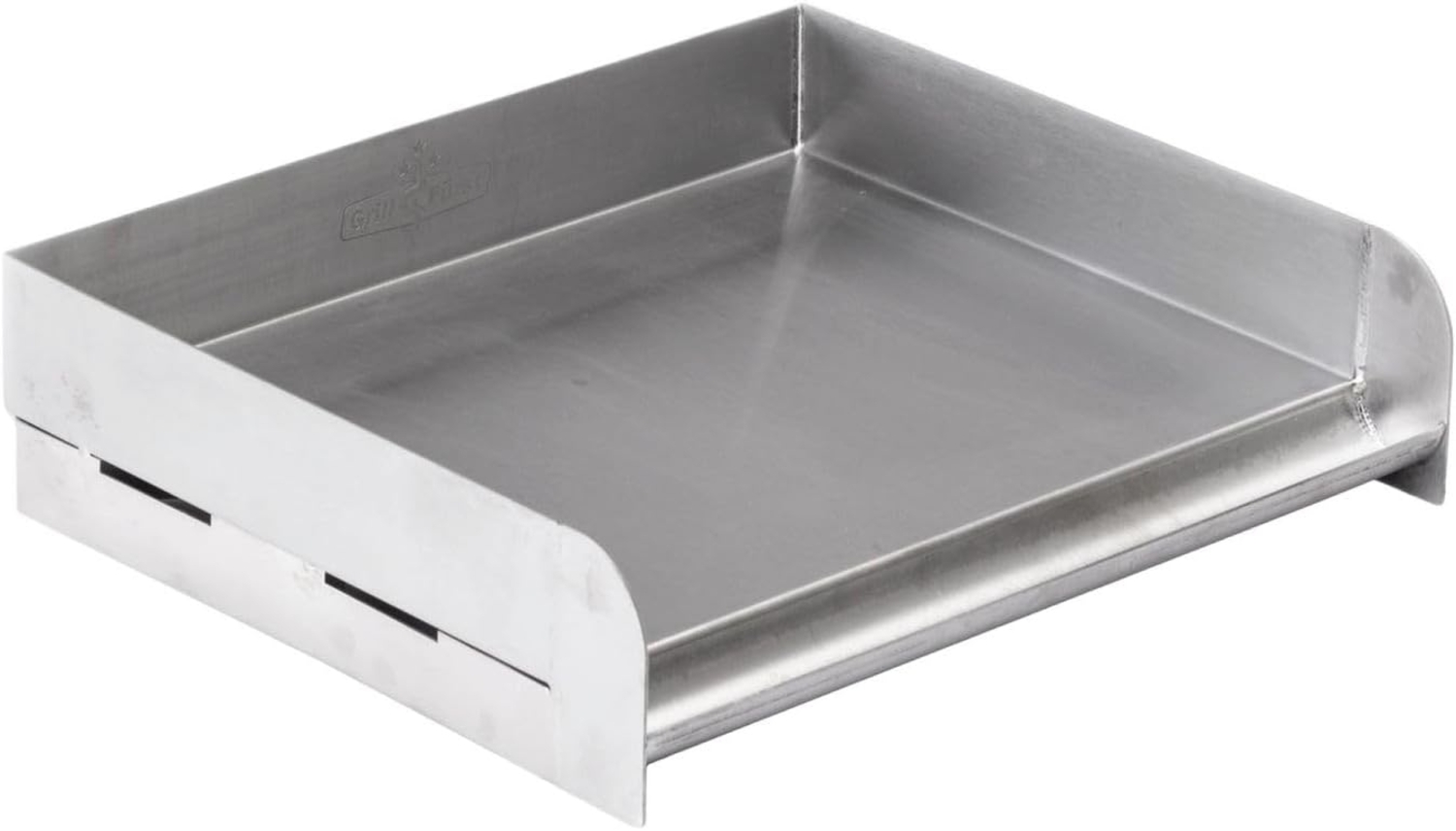 Grillfürst Grillplatte Grillfürst Edelstahl Plancha / Teppanyaki Pfanne - 32 x 28 cm Bild 1