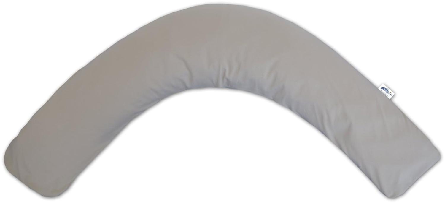 Theraline Das Komfort Stillkissen grau, mit Dinkelspreu Bild 1