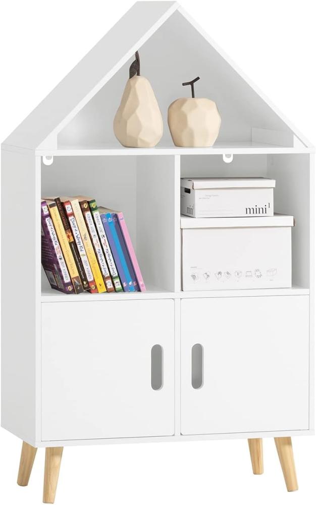 SoBuy Kinderregal KMB58, mit Haus-Design Bücherregal Aufbewahrungsregal Spielzeugregal Bild 1