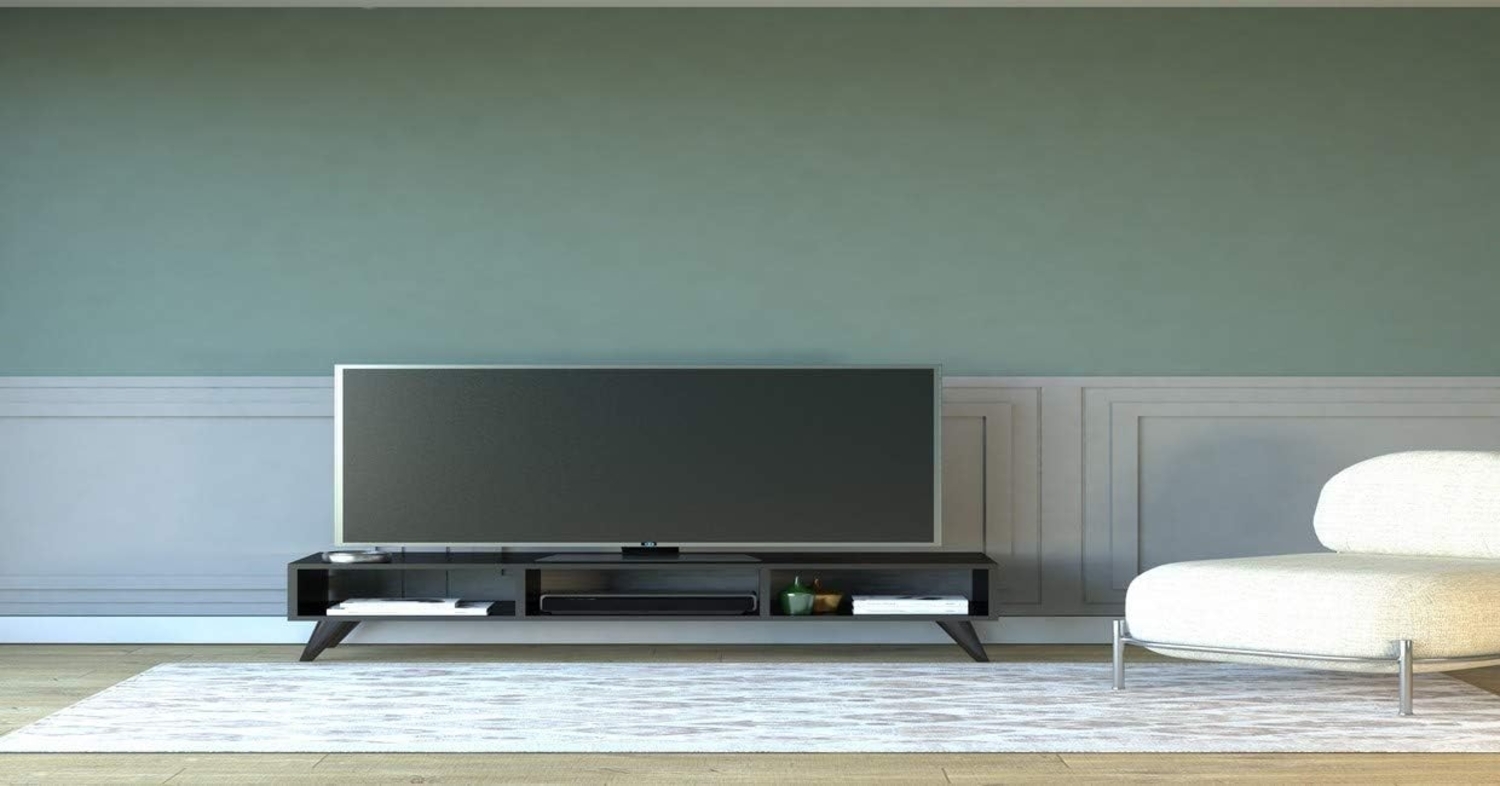 Homemania TV-Schrank Manolya 120 x 35 x 40 cm Schwarz Bild 1