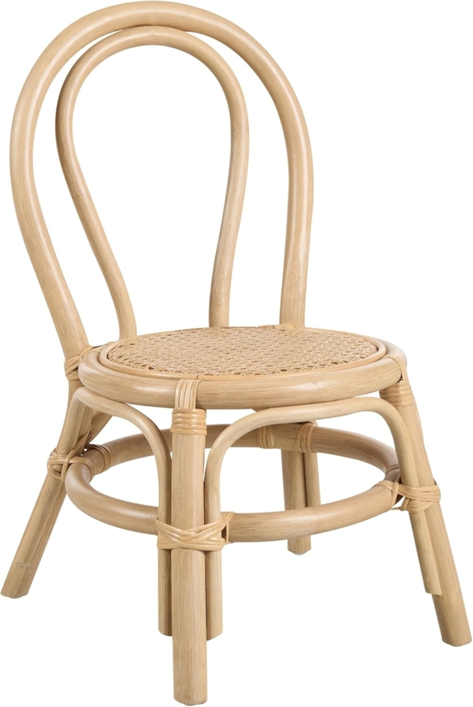 Kindersessel KALIVIA Rattan Naturfarben Bild 1