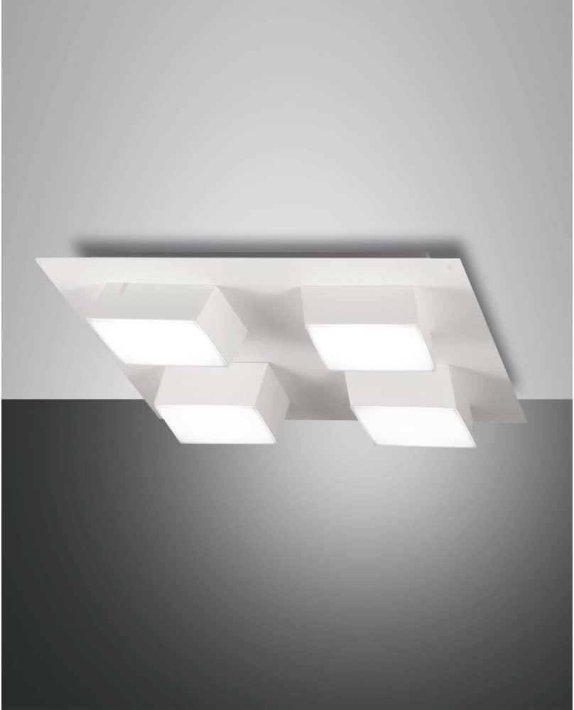 Fabas Luce 3601-84-102 LED Deckenleuchte Lucas weiß 35x35cm Bild 1