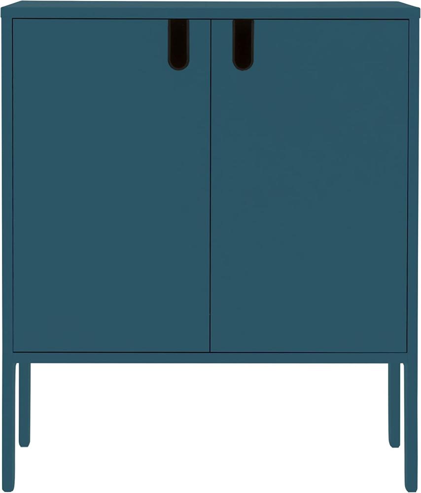 TENZO 8552-023 UNO Designer Schrank 2 Türen, MDF/Spanplatte, Petrol, 76 x 40 x 89 cm Bild 1