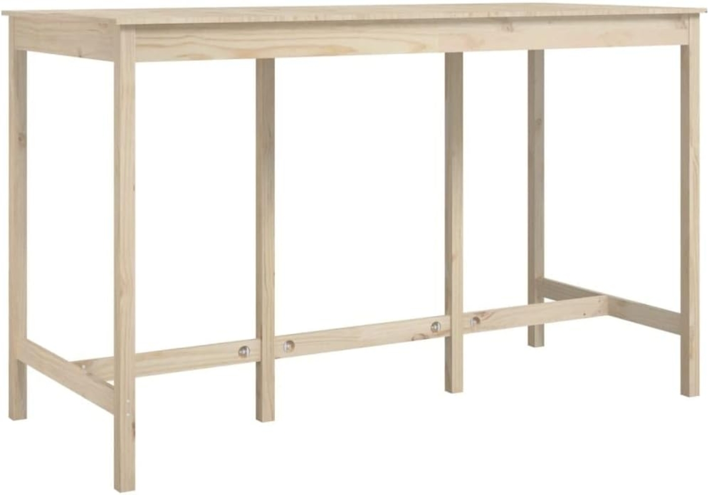 vidaXL Bartisch 180x80x110 cm Massivholz Kiefer 822162 Bild 1