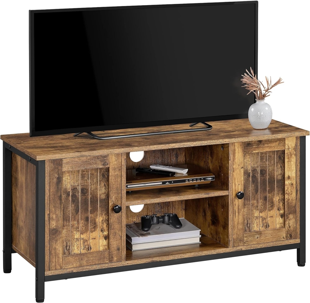Yaheetech TV-Schrank Fernsehschrank mit offenem Ablagefächer und verstellbaren Einlegeböden TV Lowboard für Fernseher bis zu 45 Zoll TV-Regal TV-Bank für Wohnzimmer/Schlafzimmer, 106 x 40 x 50 cm Bild 1