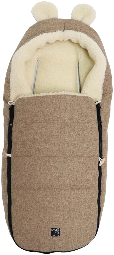 Kaiser Fußsack Hoody Maus Wool, Babyschalenfußsack Bild 1