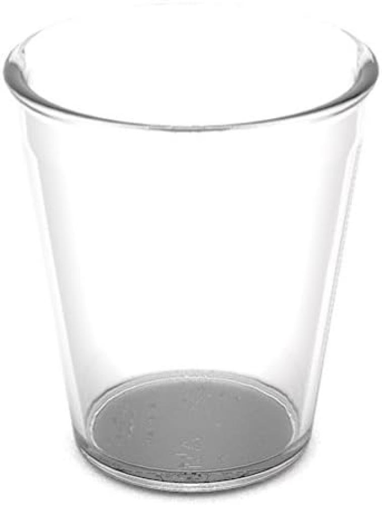 Ornamin Becher 300 ml glasklar (Modell 1208) , nachhaltiger Mehrweg Becher Kunststoff Bild 1