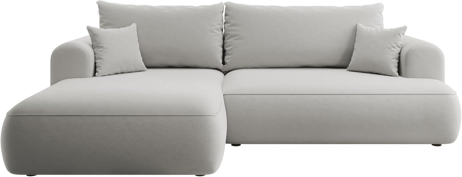 Selsey Sofa Ecksofa Eckcouch Schlafsofa Couch Mit Stauraum Schlaffunktion Pflegeleicht Polyurethanschaum L Form Rechts OVO Olivgrün Veloursoptik Castel Bild 1