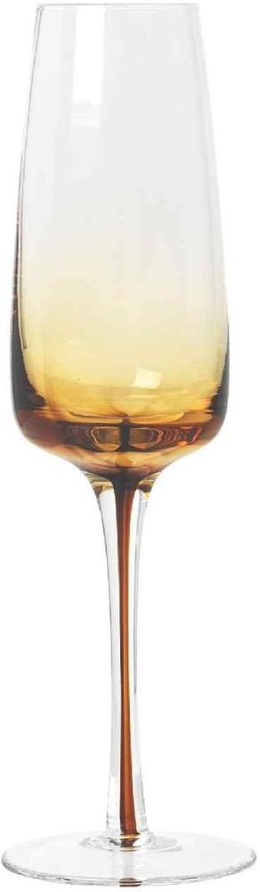 Broste Copenhagen AMBER Champagnerglas caramel 0,2 l Bild 1