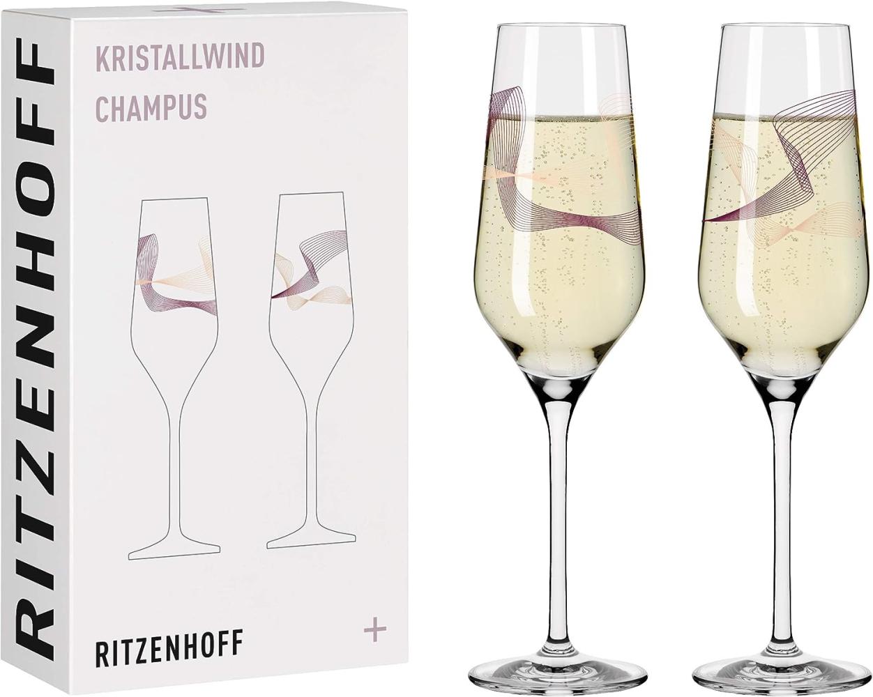 Ritzenhoff 3711001 Champagner 2er-Set 001 KRISTALLWIND Romi Bohnenberg 2021 Bild 1