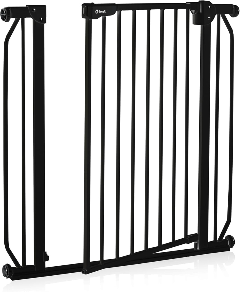 LIONELO Truus Slim Sicherheitstor, Verstellbare Breite von 75 bis 105 cm mit Press-Fit, Höhe 77 cm Öffnung in beide Richtungen Selbstverriegelung, abgerundete Kanten Bild 1