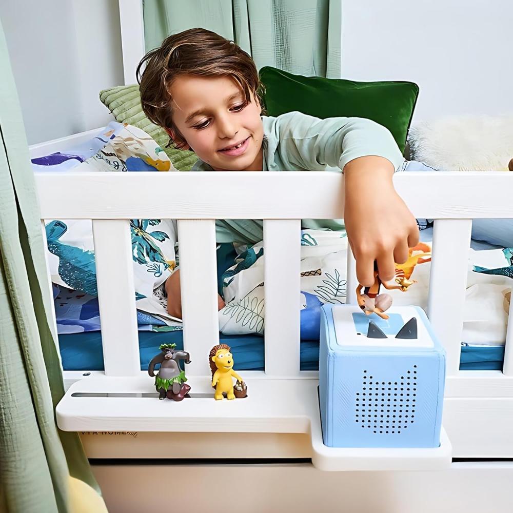 Alavya Home® Wandregal passend für Toniebox I speziell entwickelt für Hausbett, Kinderregal Ideal für Toniebox Magnetisch I Für Junge und Mädchen Bild 1