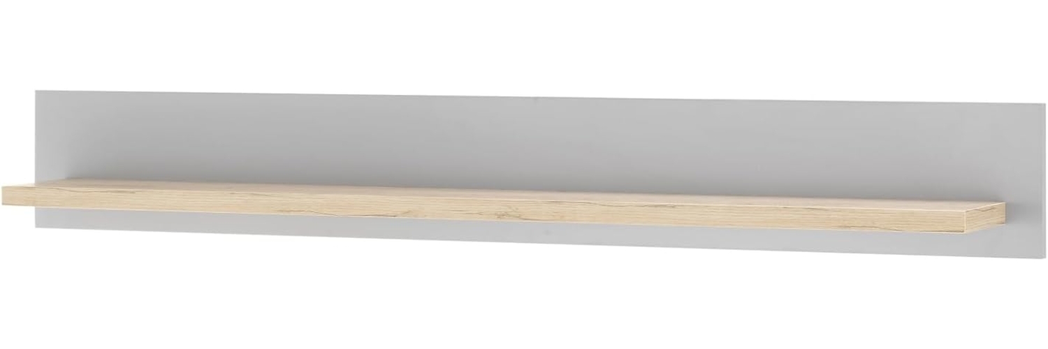 Wandboard Rideau in grau und Eiche Artisan 150 cm Bild 1