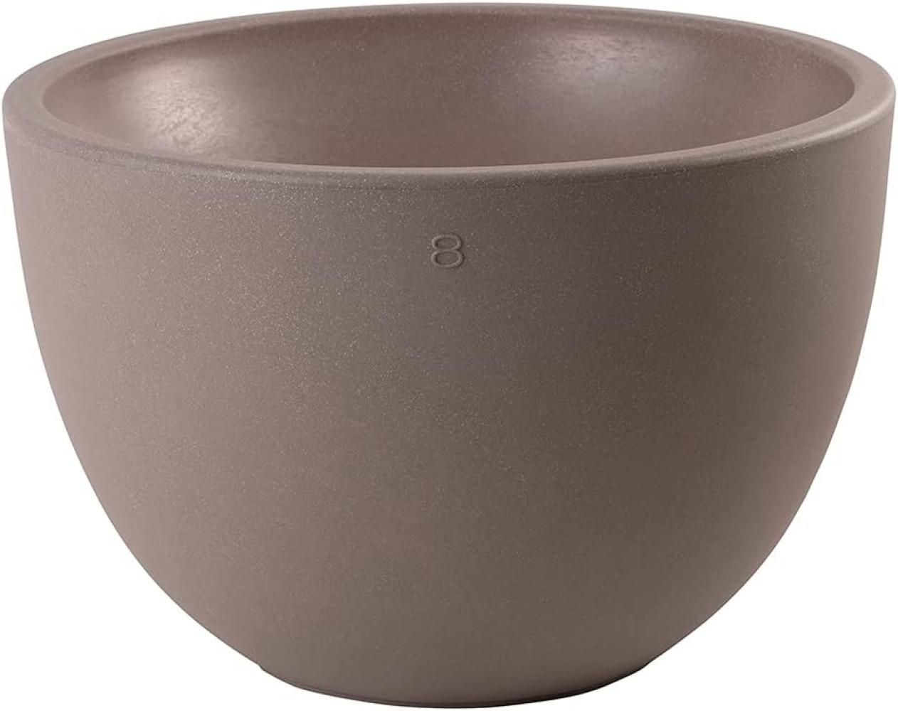 Blumentopf LED Shining Curvy Pot (taupe XM E27) Bild 1