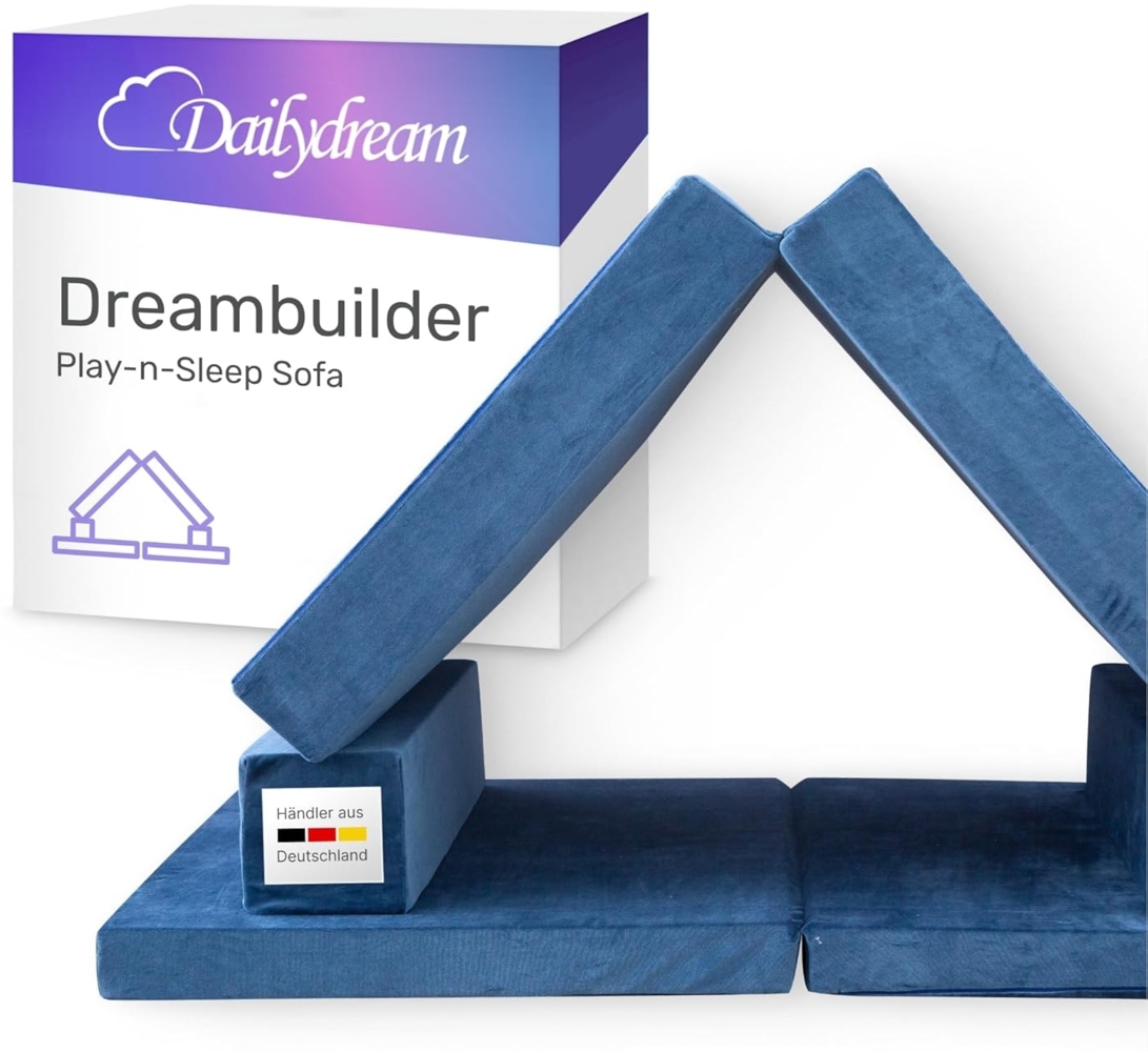 Dailydream Kindersofa Dailydream Dreambuilder Play-n-Sleep Spielsofa für Kinder Bild 1