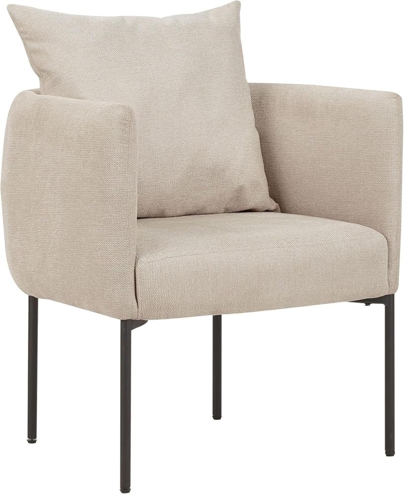 Sessel MALMOS Stoff Helles Beige Bild 1