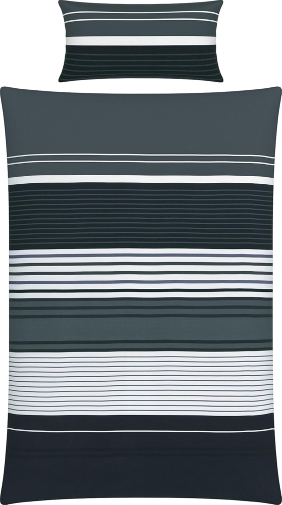 Erwin Müller Bettwäsche Bettwäsche, Mako-Satin, Streifen Bild 1