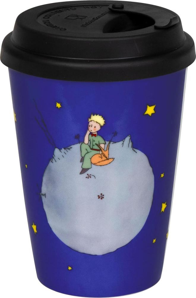 Könitz Coffee-To-Go Becher Kleiner Prinz, Kaffeebecher, Becher, Tasse, Porzellan, 380 ml, 11 5 162 2633 Bild 1