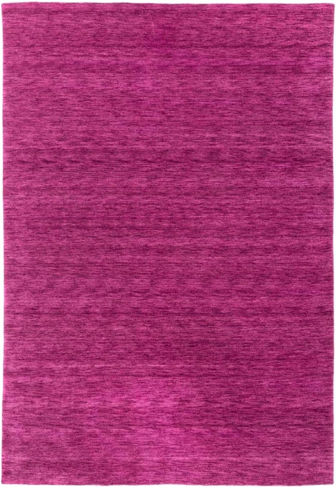 Morgenland Gabbeh Teppich - Uni - rechteckig - 60 x 40 - Lila Bild 1