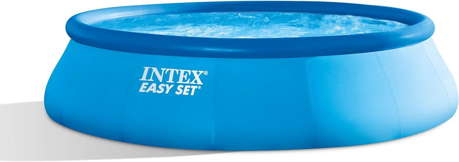 Intex Aufstellpool Easy Pool Set, blau, Ø457x107 cm Bild 1