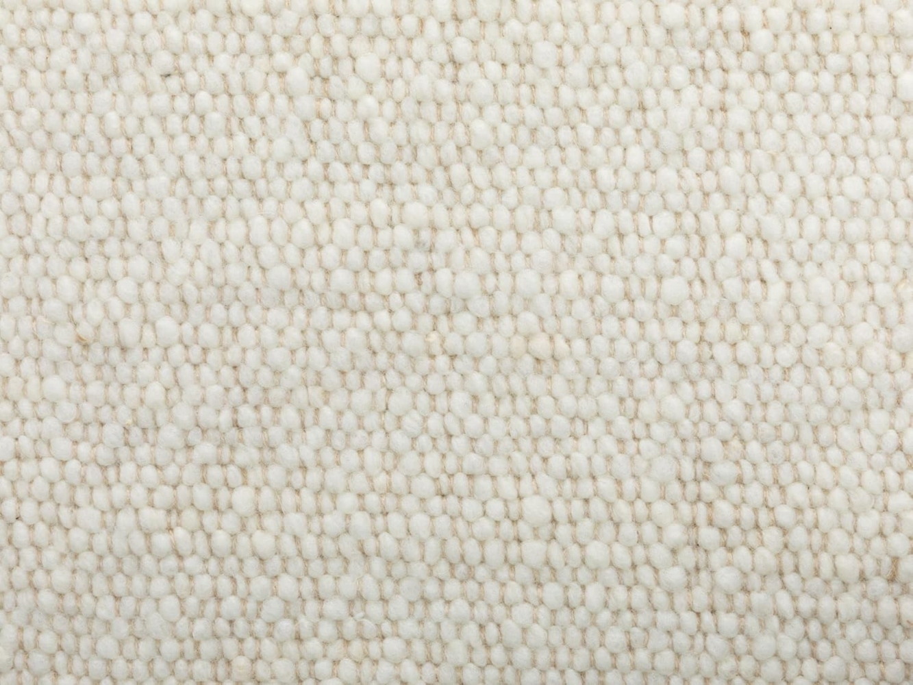 Handweb Teppich Korinth, Farbe: Natur Dunkel, Größe: 160x160 cm Bild 1