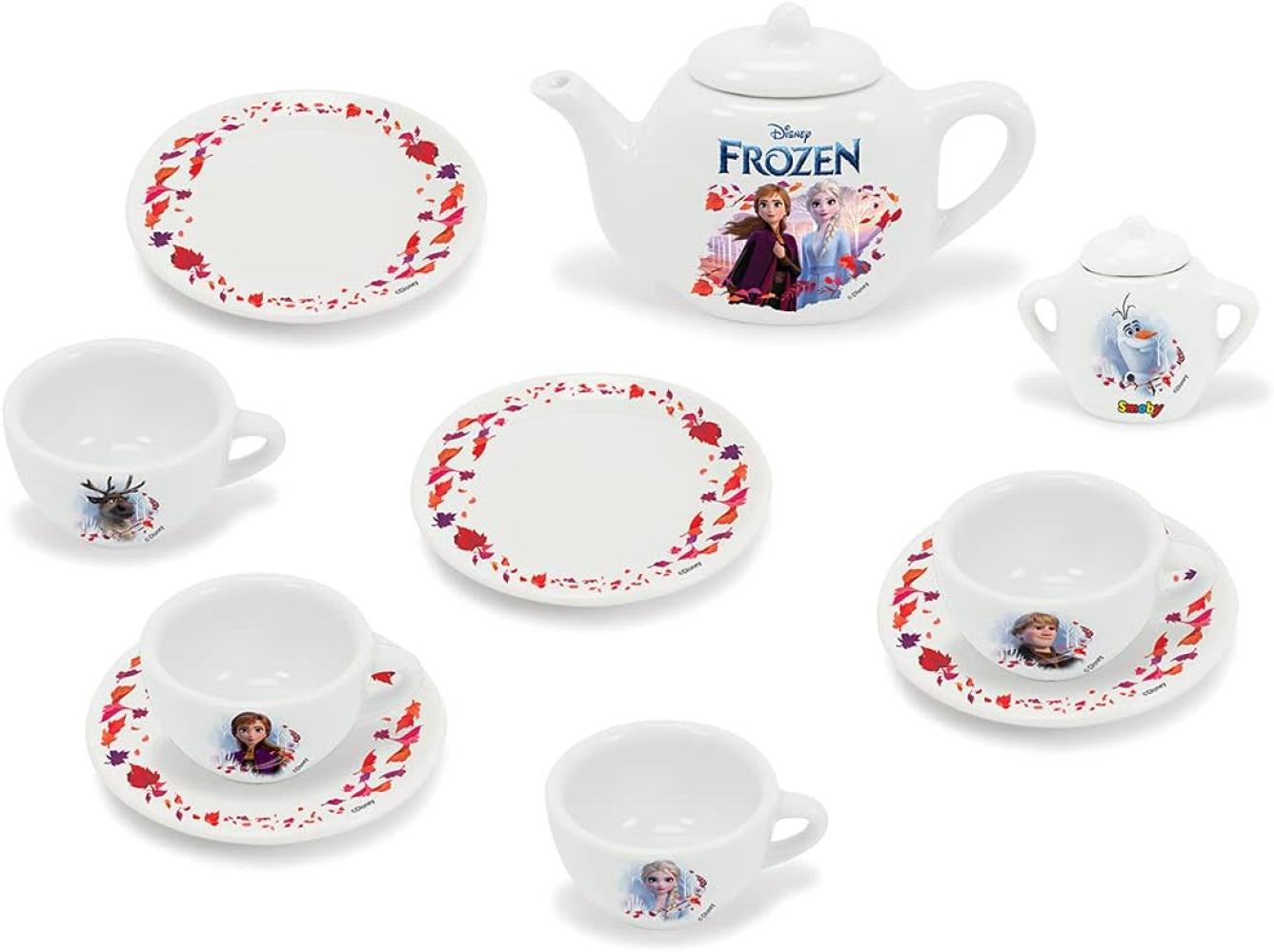 Smoby - Frozen - Porzellan-Dinette - Kinderspielzeug - 12 Accessoires Bild 1