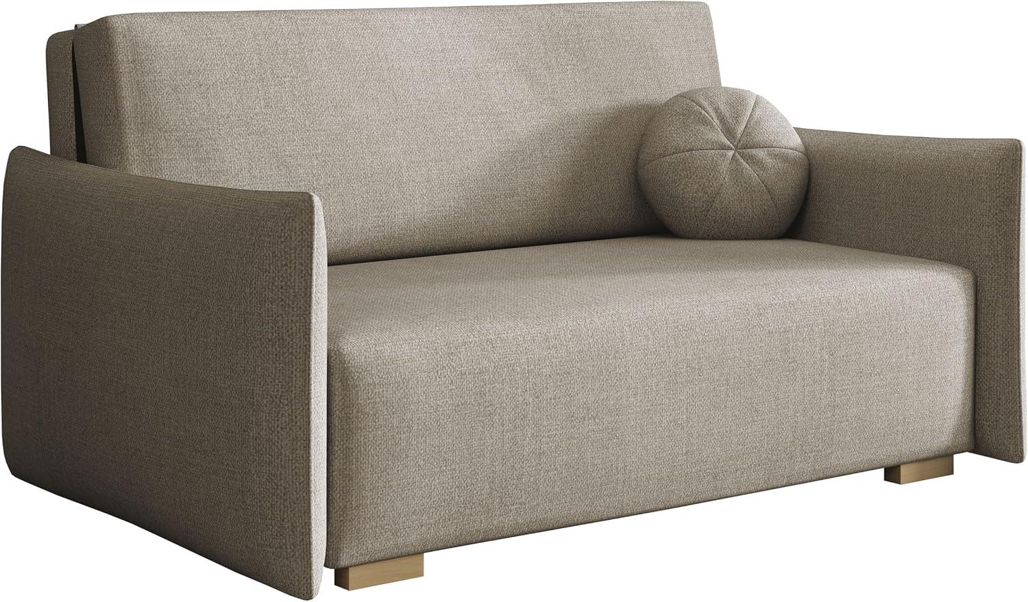 Sofa Viva Glov III mit Schlaffunktion, 3 Sitzer Schlafsofa mit Bettkasten (Farbe: Soul 03) Bild 1