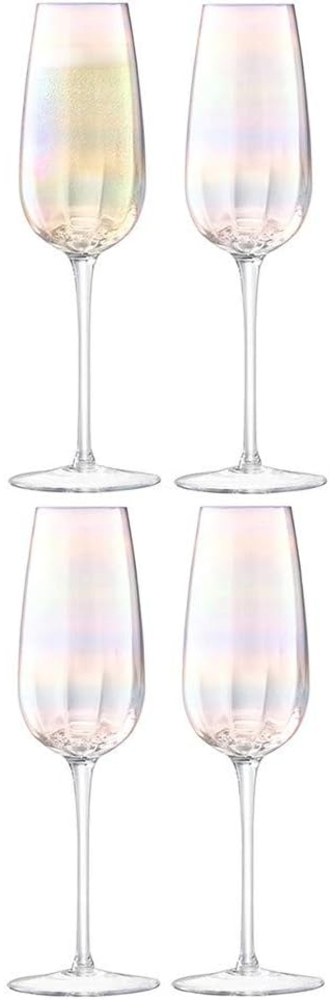 LSA International Pearl Champagnerflöte 250 ml, Mother of Pearl, Set of 4 Bild 1