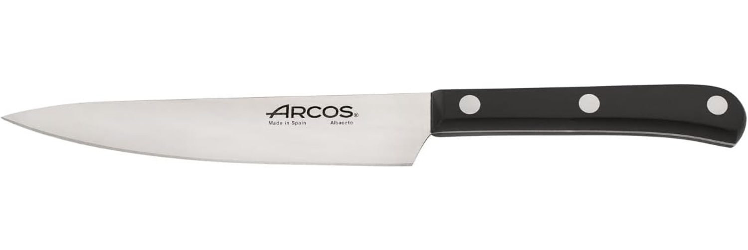 Arcos 811700 Küchenmesser, Edelstahl, Schwarz, 150 mm Bild 1