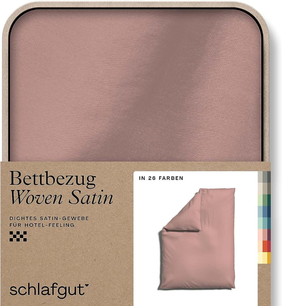 Schlafgut Bettbezug Woven Satin, (1 St), besonders dicht gewebt, Mix & Match: passender Kissenbezug erhältlich Bild 1