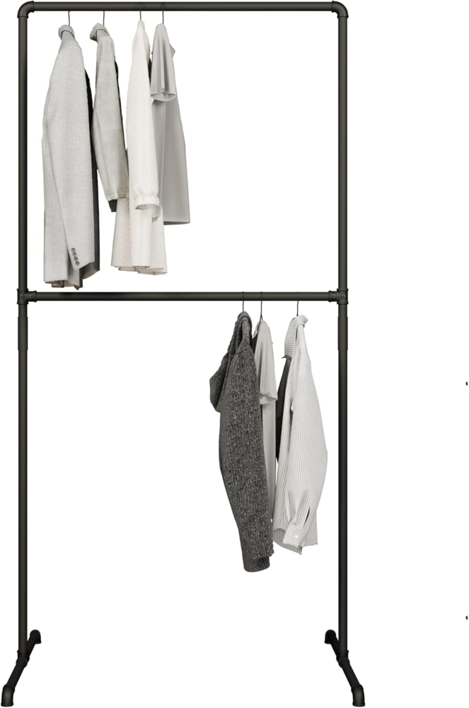 pamo. design Kleiderständer LAS, (Kleiderstange ohne Bohren), Offene und freistehende Kleiderstange Bild 1
