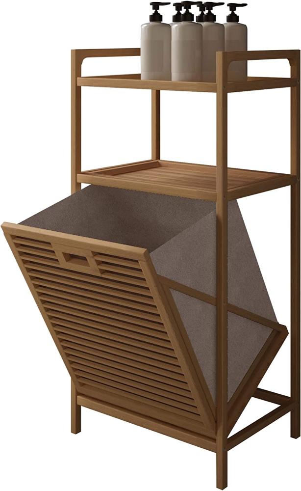 Wäscheregal Heltis (Farbe: Helles Holz) Bild 1