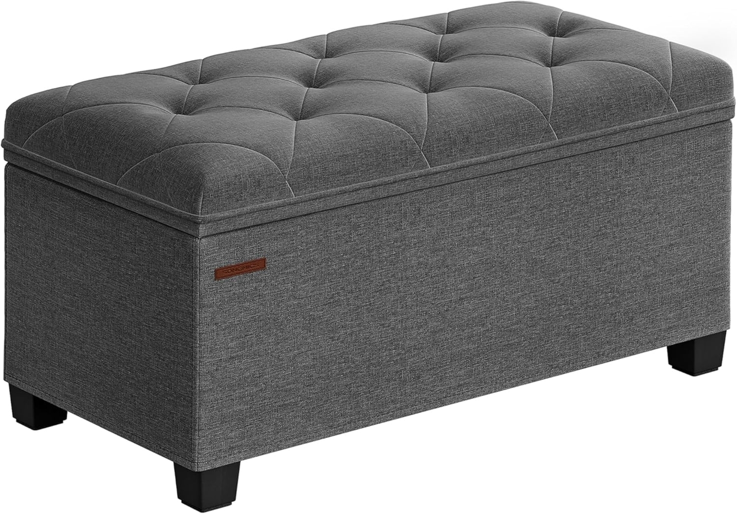 SONGMICS Sitzbank mit Stauraum Sitztruhe Aufbewahrungsbox faltbar gepolstert Bild 1