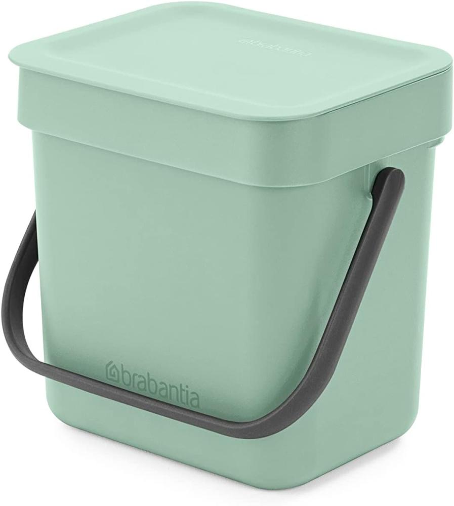 Brabantia 'Sort & Go' Abfallbehälter, Kunststoff, Jade Green, 3 Liter Bild 1