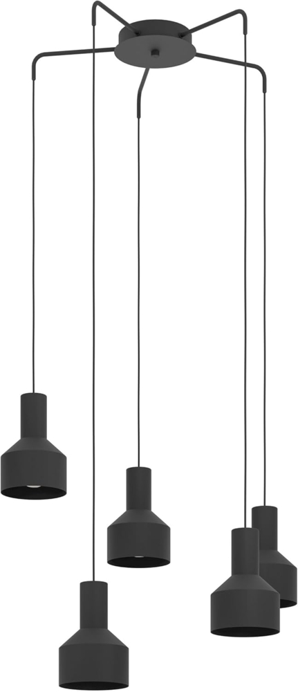 Eglo 99553 Hängeleuchte CASIBARE schwarz H:150 Ø:71cm dimmbar Bild 1