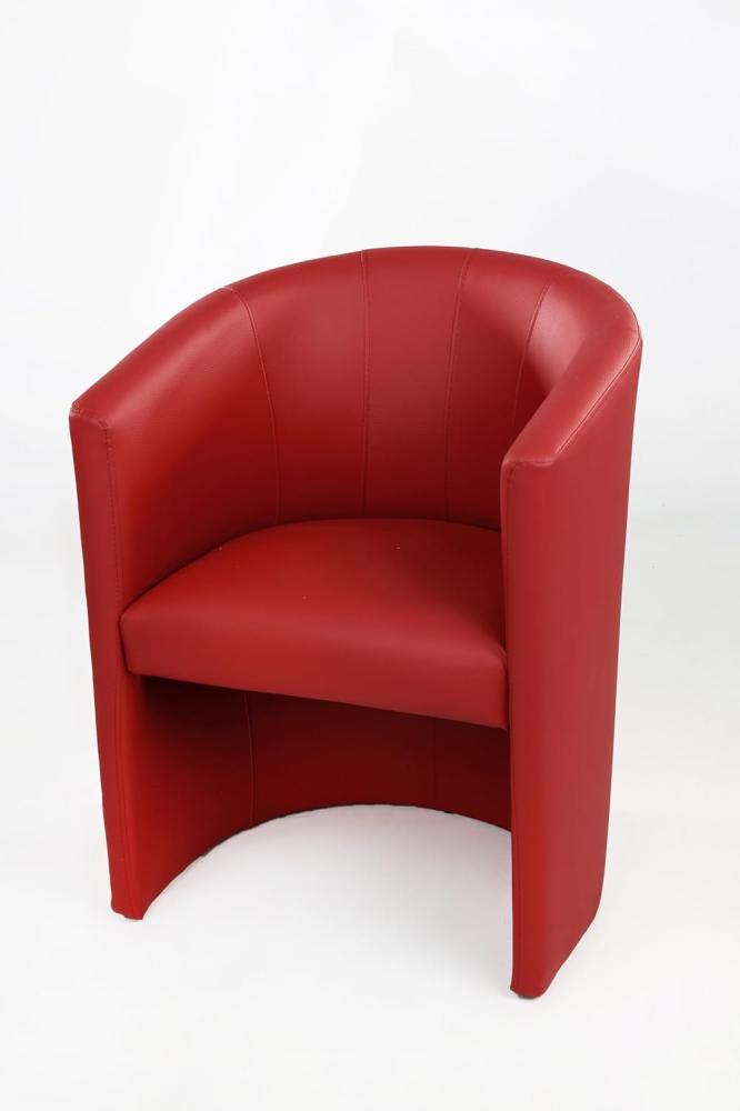 Cocktailsessel Design Sessel Clubsessel Loungesessel Club Möbel Bürosessel Praxismöbel Farbe rot Neu Bild 1